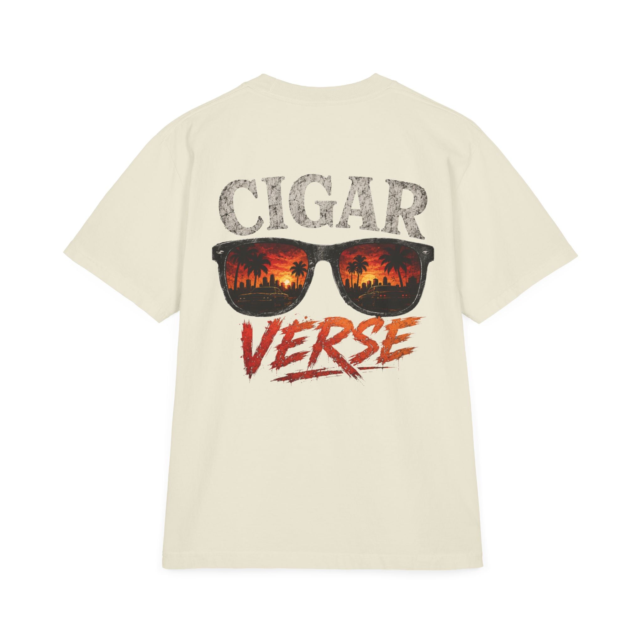 Oversized Premium Max Heavyweight Cigar Verse Graphic T-Shirt