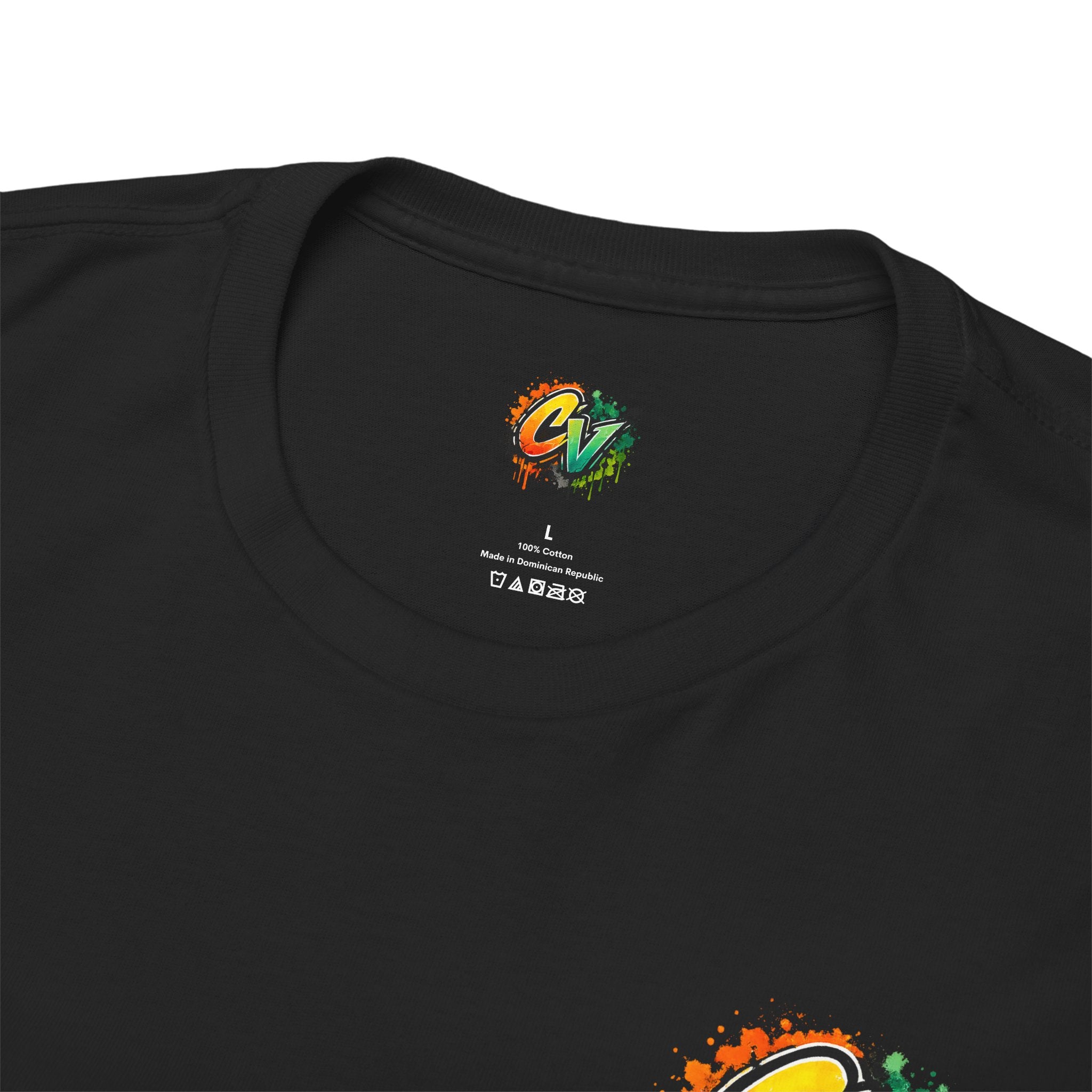 Graphic Tee — 'CigarVerse' Colorful Graffiti Logo T-Shirt