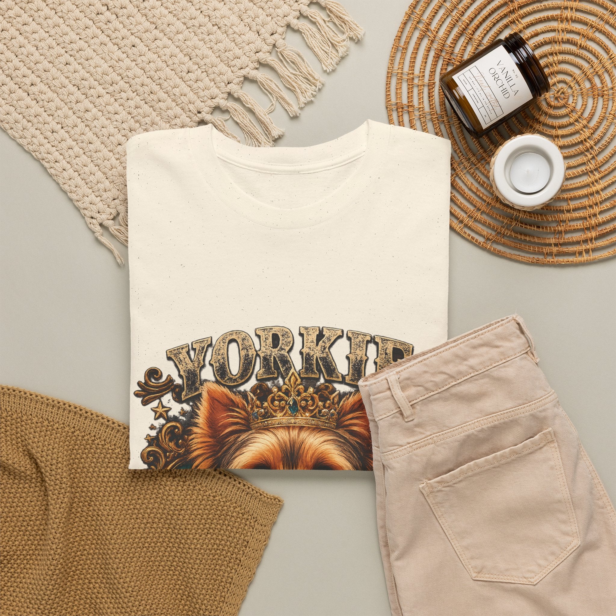 Yorkie Mom T-Shirt — Cute Yorkshire Terrier Mom Tee, Dog Lover Gift