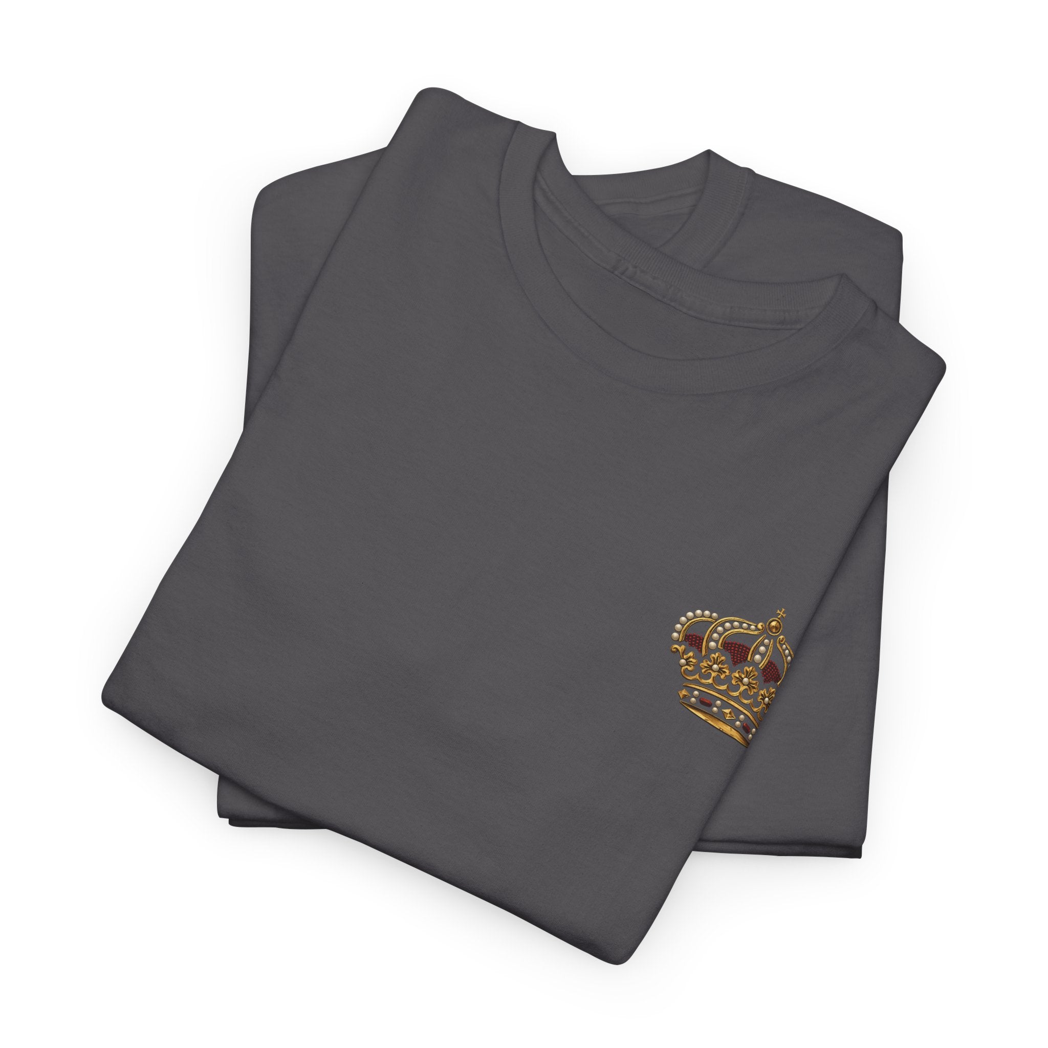 CigarVerse Crown T‑Shirt — Gold Crown Logo Tee for Cigar Lovers