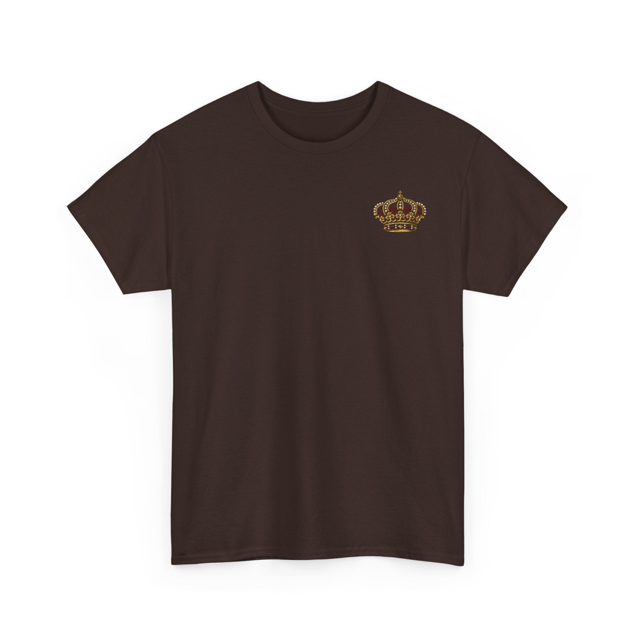 CigarVerse Crown T‑Shirt — Gold Crown Logo Tee for Cigar Lovers