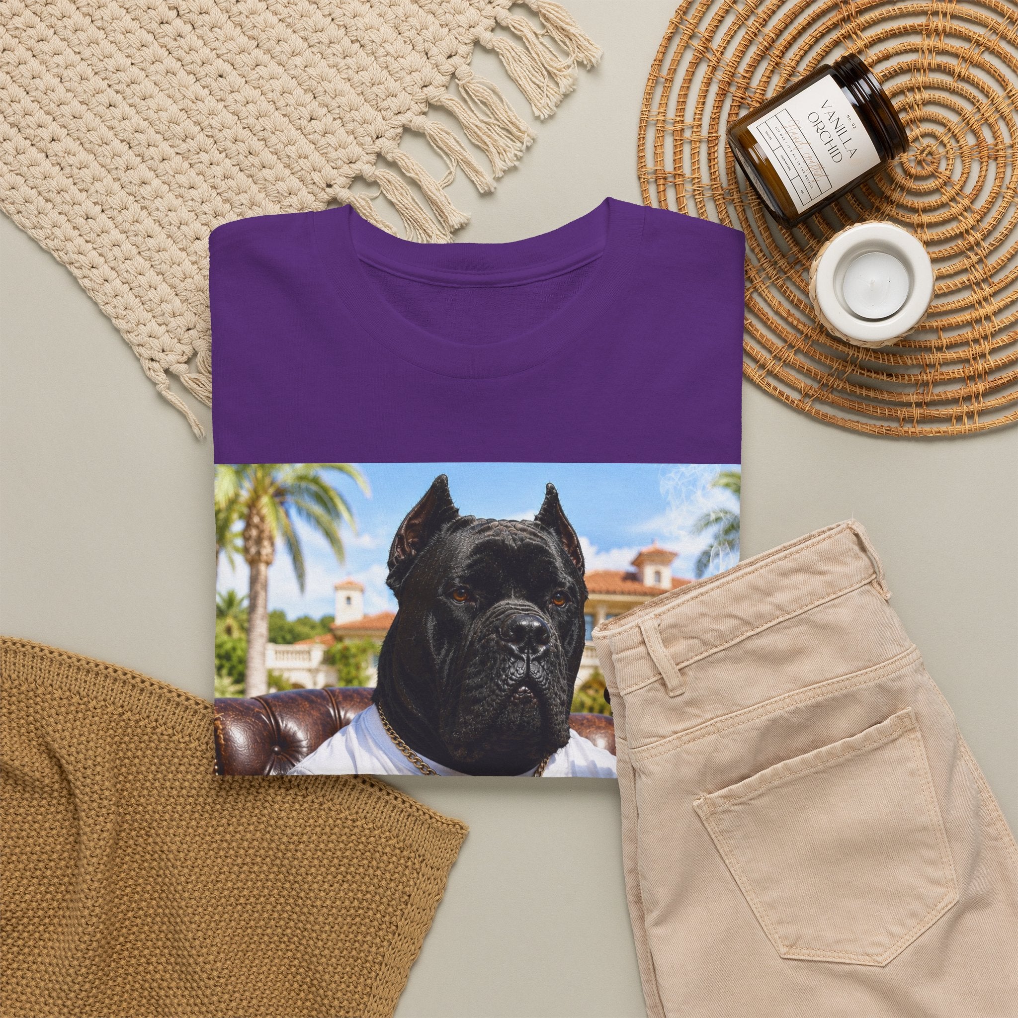 Cigarverse Graphic Tee — Vintage Smoker Dog Artwork