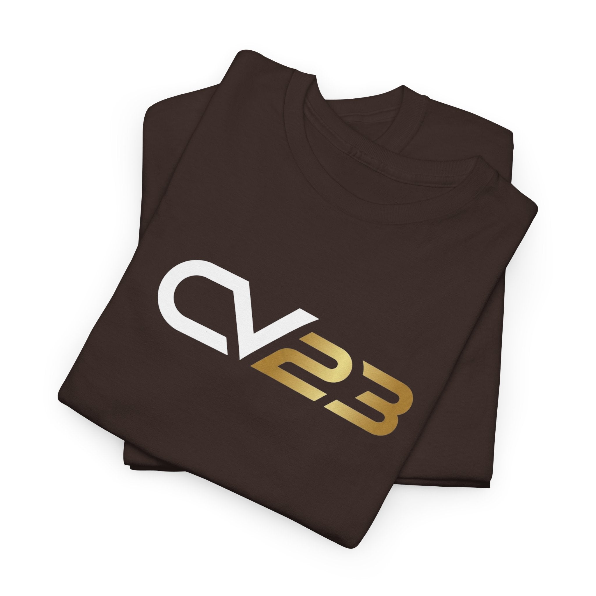 CV23 Logo T-Shirt — Minimalist Black Graphic Tee