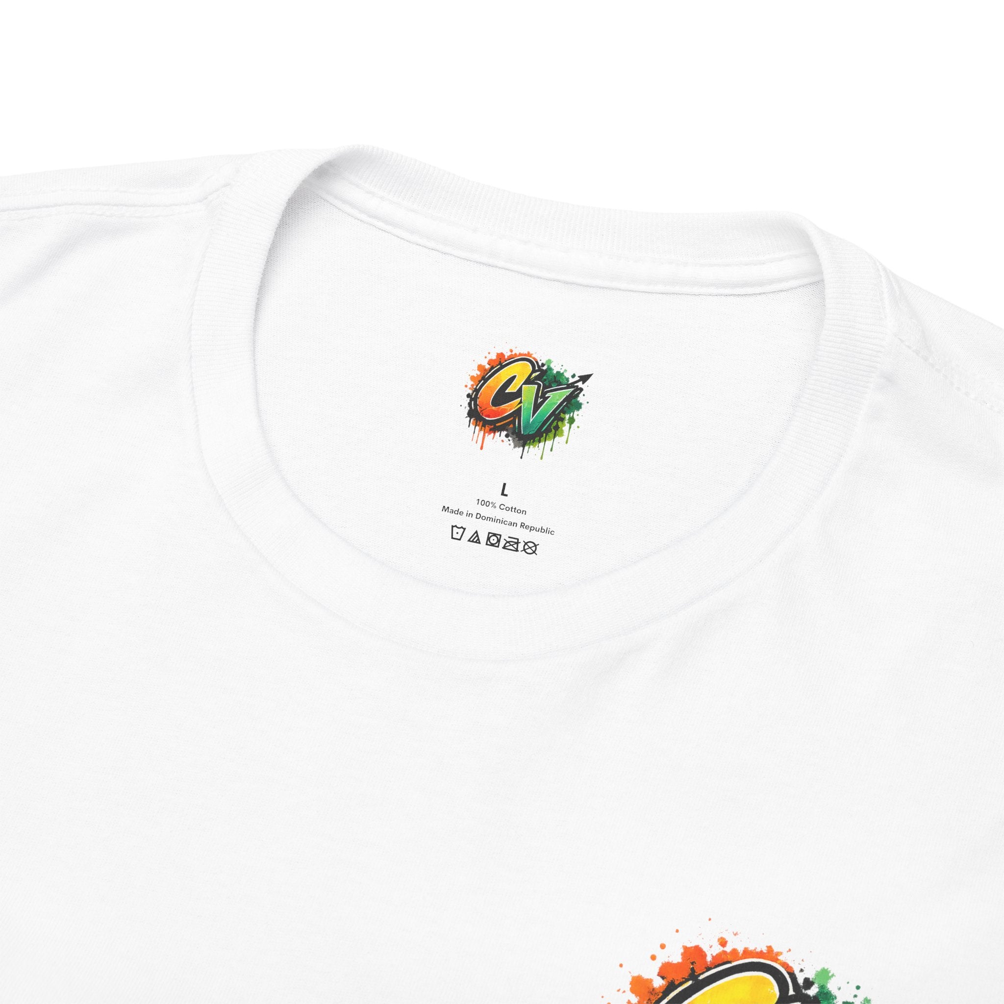 Graphic Tee — 'CigarVerse' Colorful Graffiti Logo T-Shirt