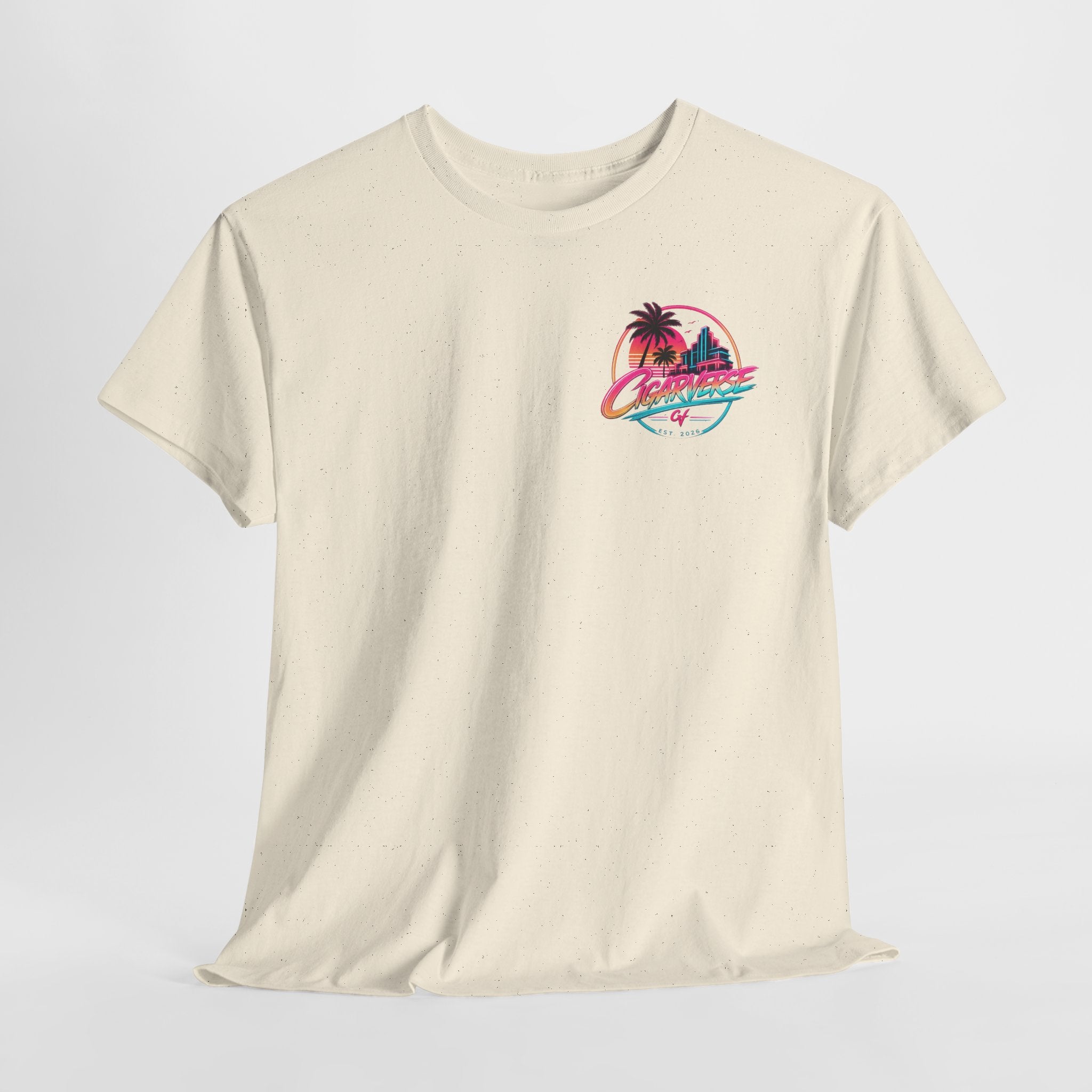 CIGARVERSE Unisex Retro Sunset T-Shirt