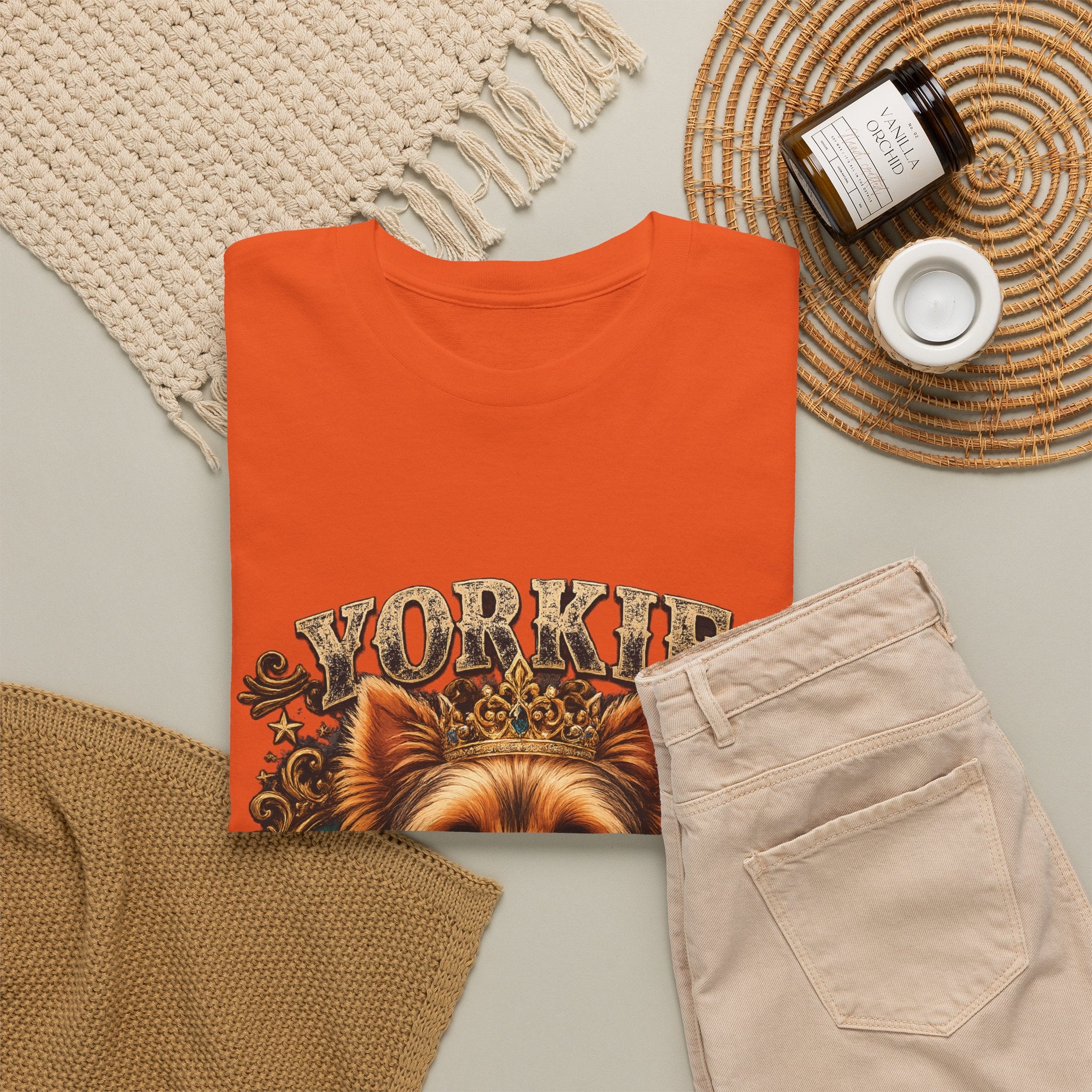Yorkie Mom T-Shirt — Cute Yorkshire Terrier Mom Tee, Dog Lover Gift