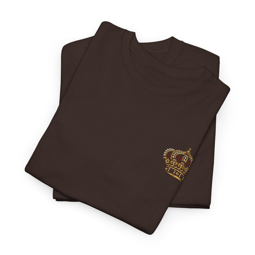 CigarVerse Crown T‑Shirt — Gold Crown Logo Tee for Cigar Lovers