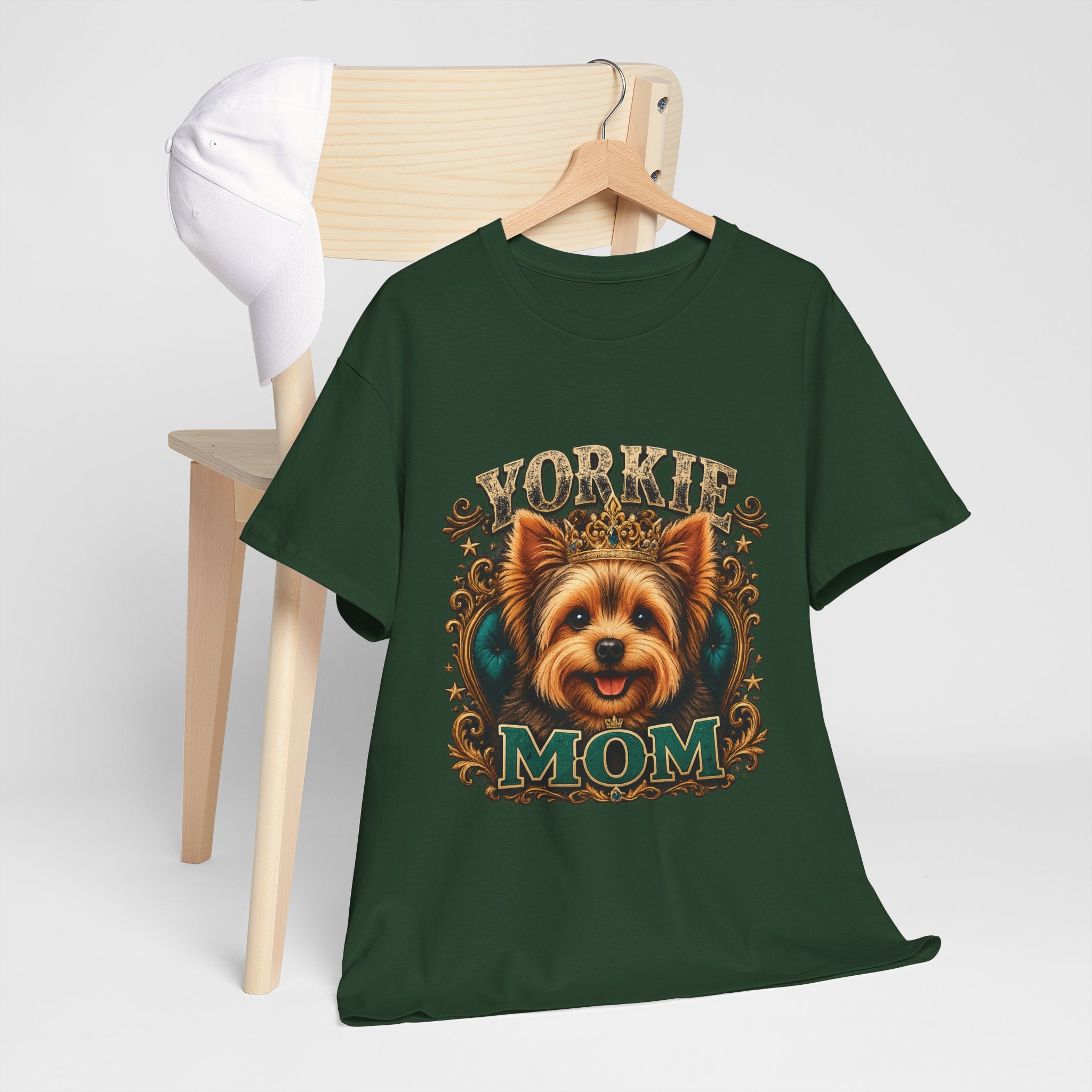 Yorkie Mom T-Shirt — Cute Yorkshire Terrier Mom Tee, Dog Lover Gift