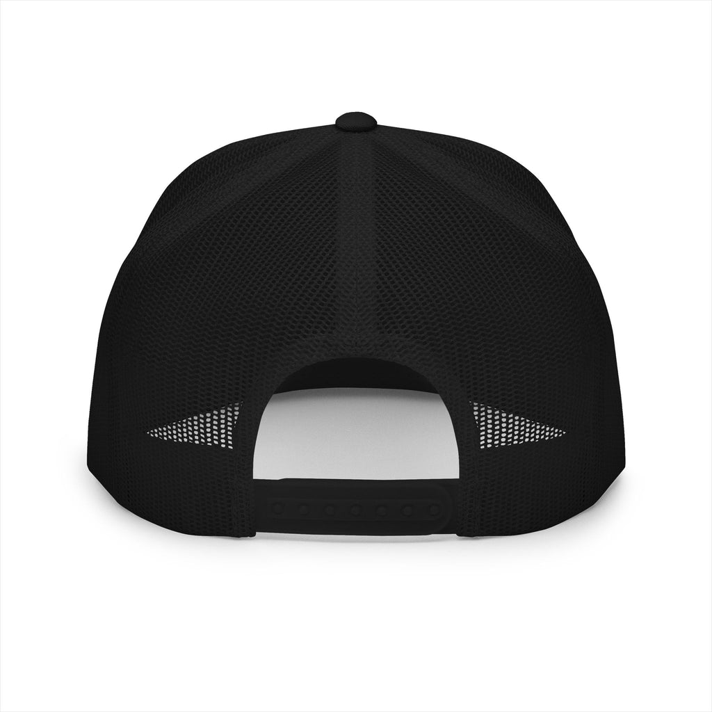 Retro Sunset Trucker Cap — 'Cesarverse' Neon Beach Patch