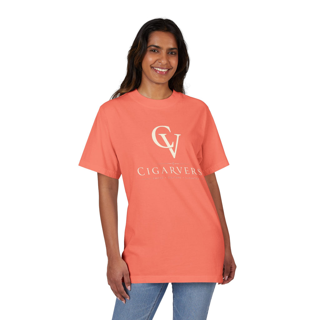 Premium Heavyweight “Cream Logo” Cigarverse T-Shirt