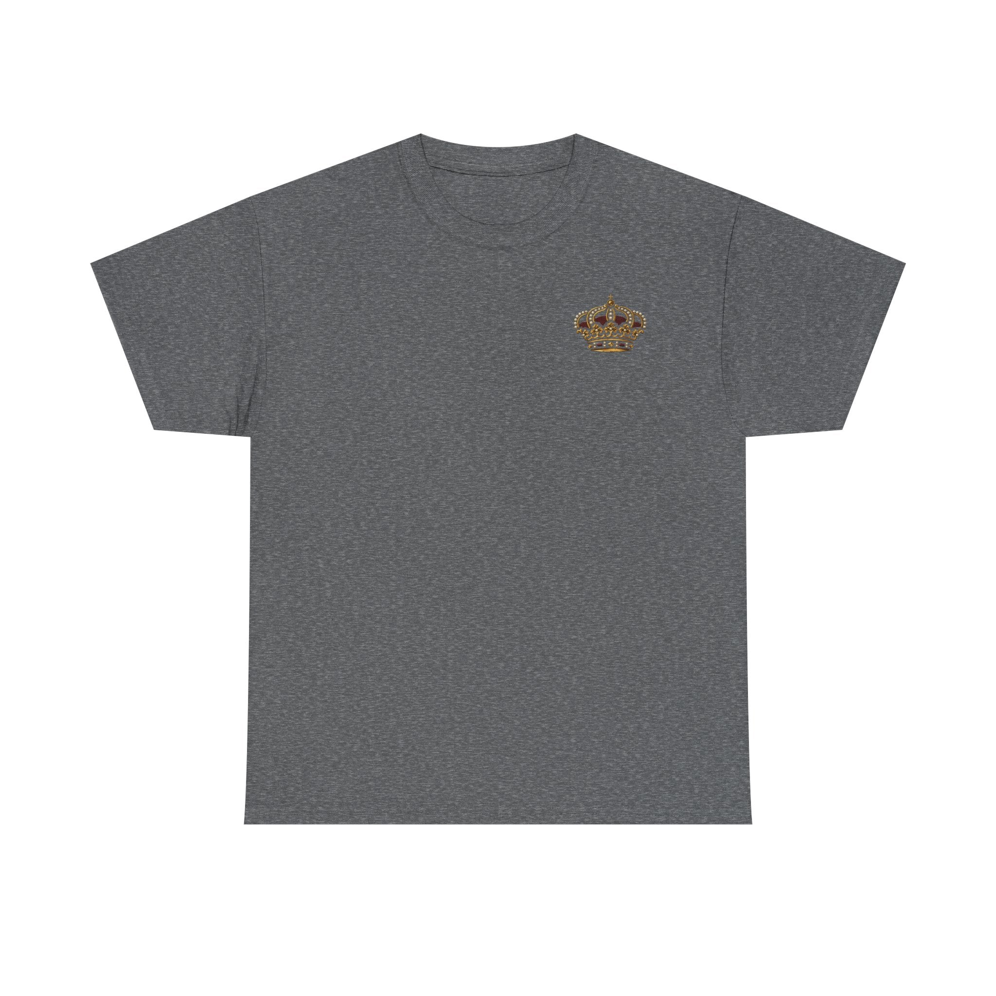 CigarVerse Crown T‑Shirt — Gold Crown Logo Tee for Cigar Lovers