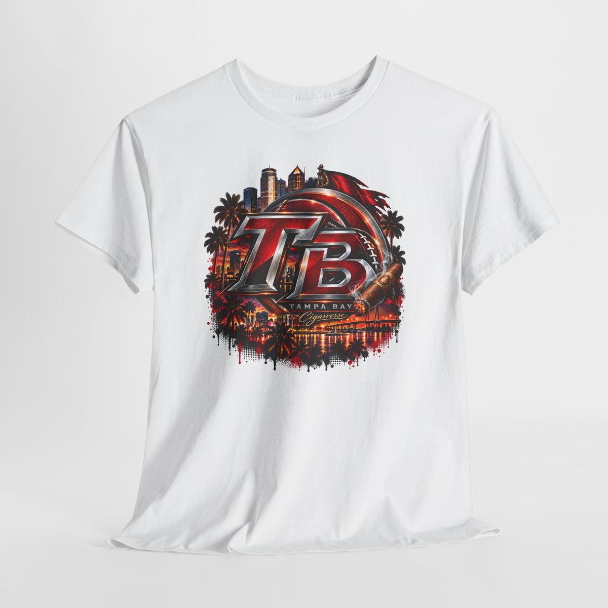 T-Shirt – Tampa Bay Racing Tropical Palm Graphic