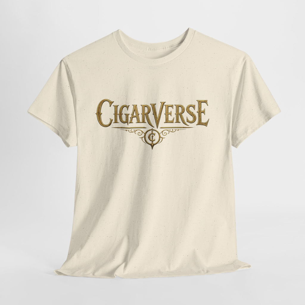 Aries Logo CIGARVERSE Graphic Tee — Vintage Logo & Fiery Back Art