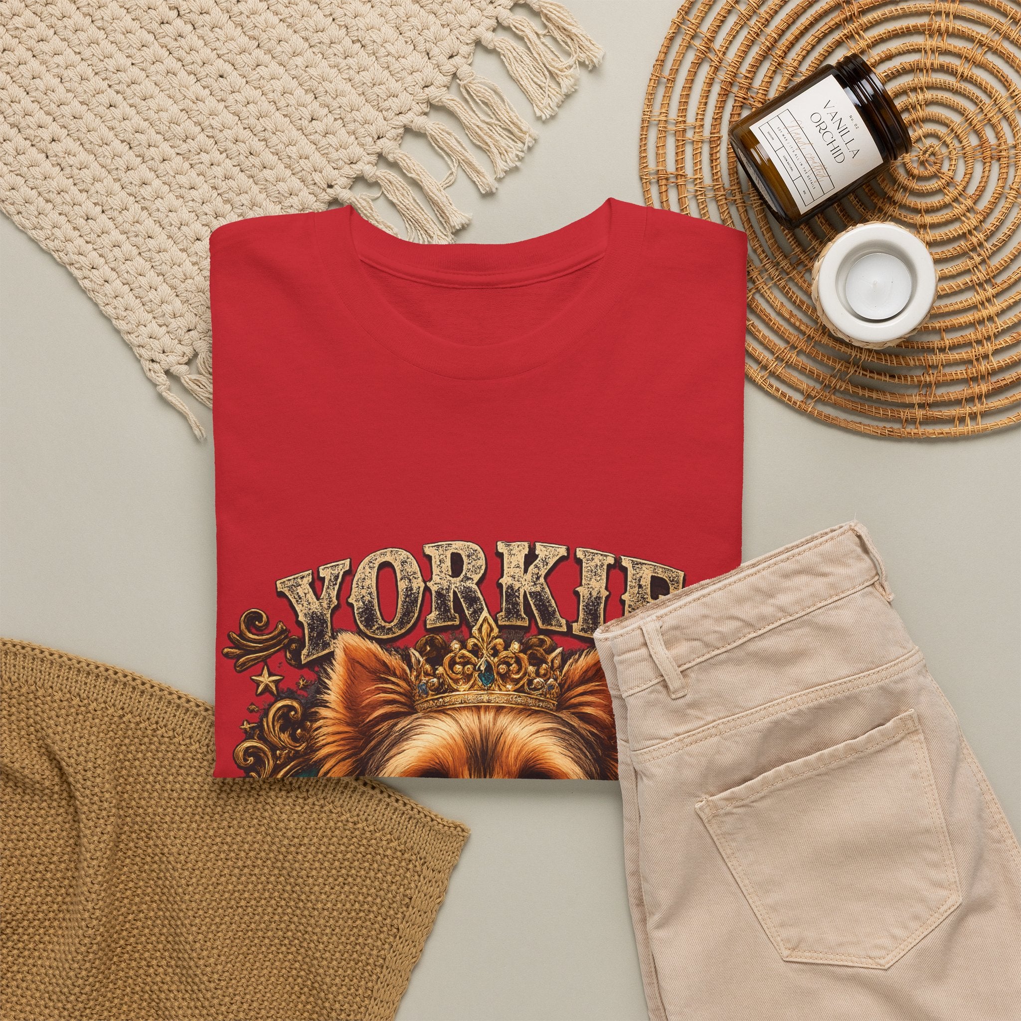 Yorkie Mom T-Shirt — Cute Yorkshire Terrier Mom Tee, Dog Lover Gift
