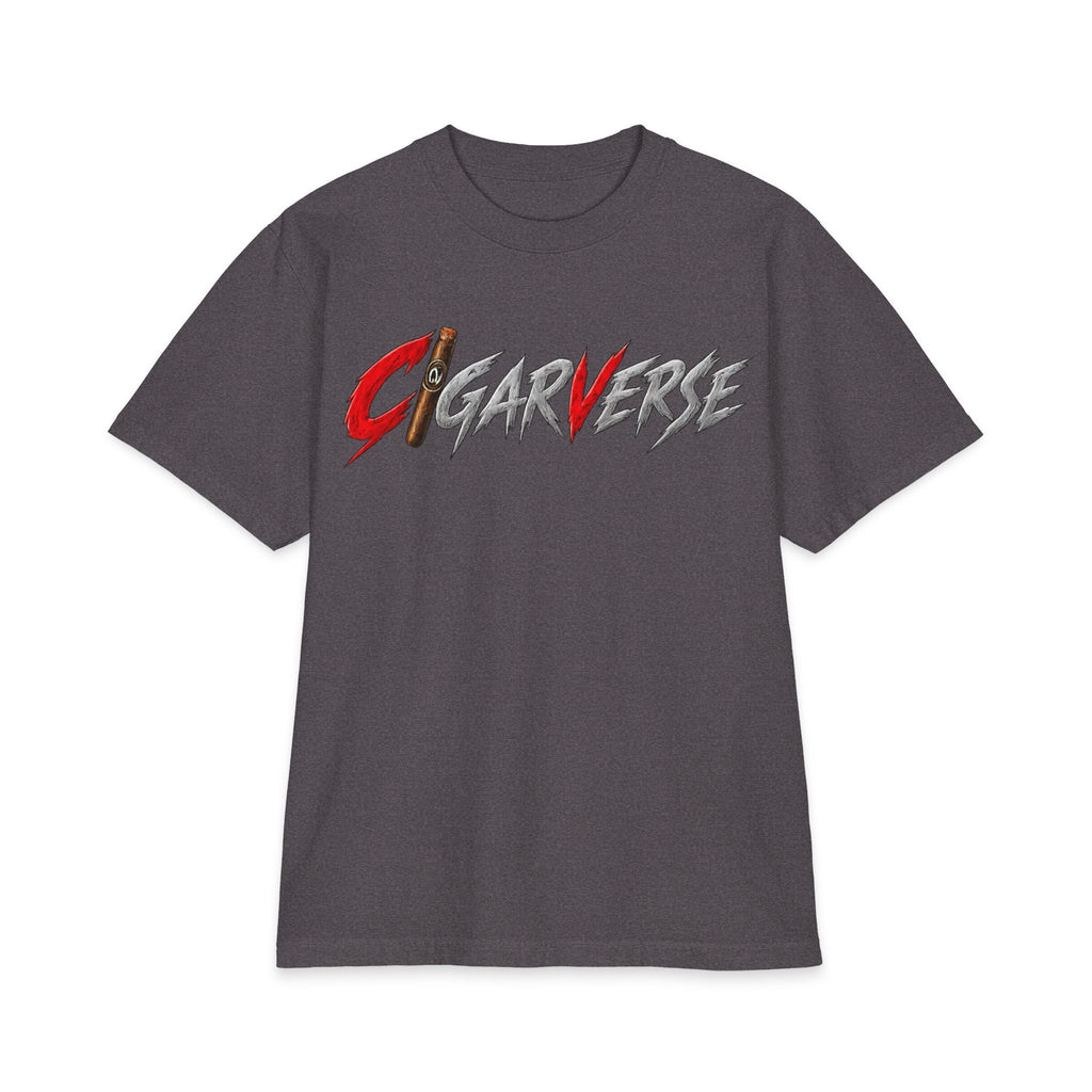 Premium CigarVerse Graphic Tee — Retro Cigar Logo Short Sleeve