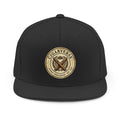 CigarVerse Embroidered Snapback Hat — Retro Cigar Lounge Logo