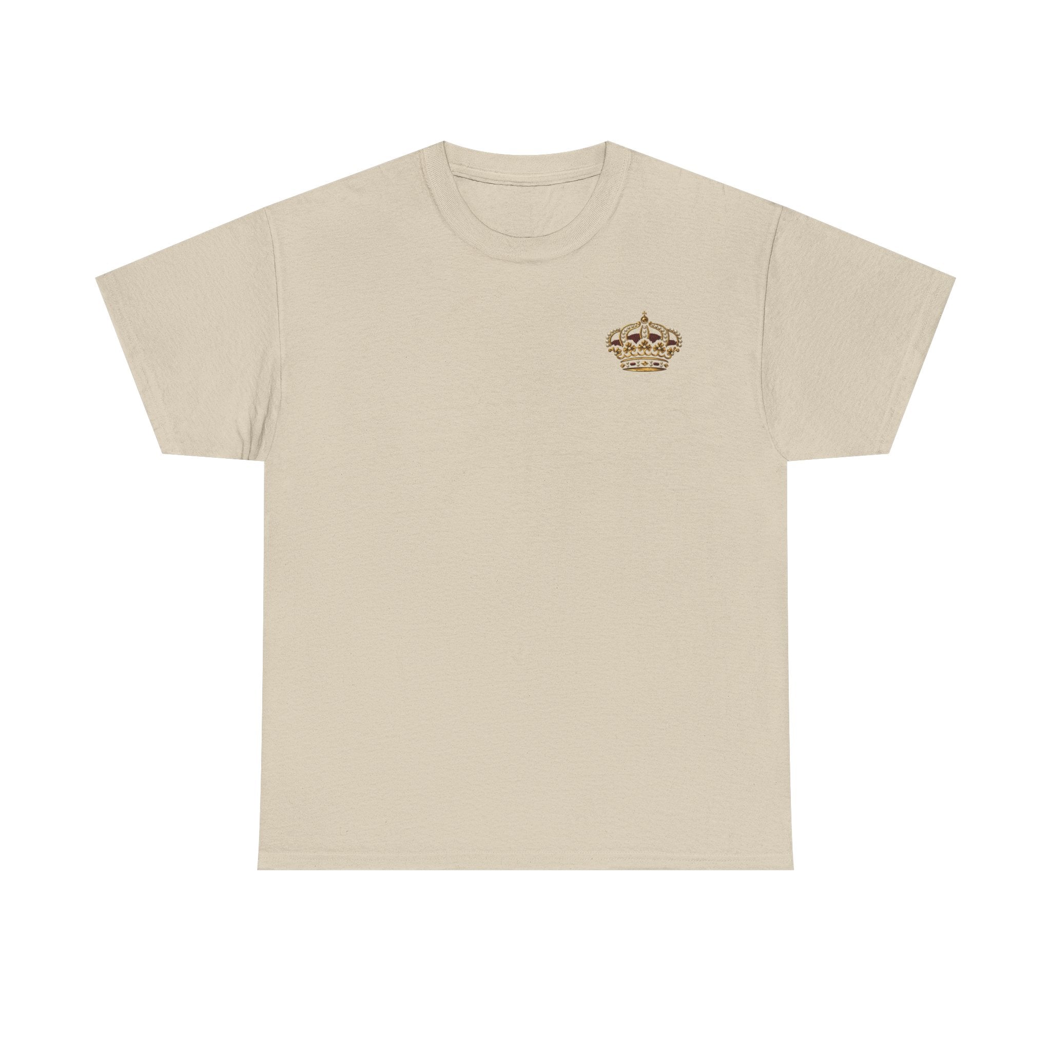 CigarVerse Crown T‑Shirt — Gold Crown Logo Tee for Cigar Lovers