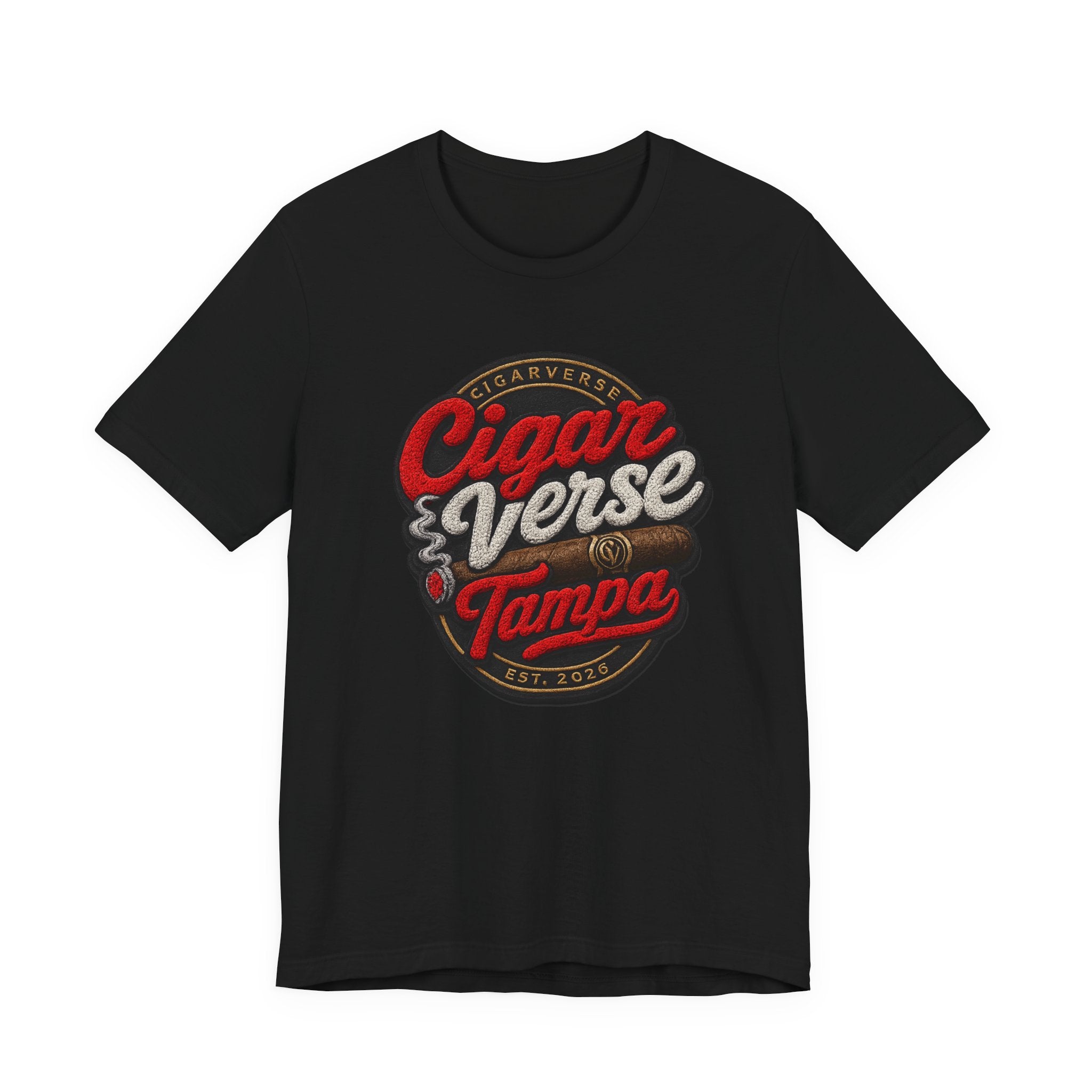 CigarVerse Tampa Tee — Vintage Cigar Lounge Short Sleeve Shirt