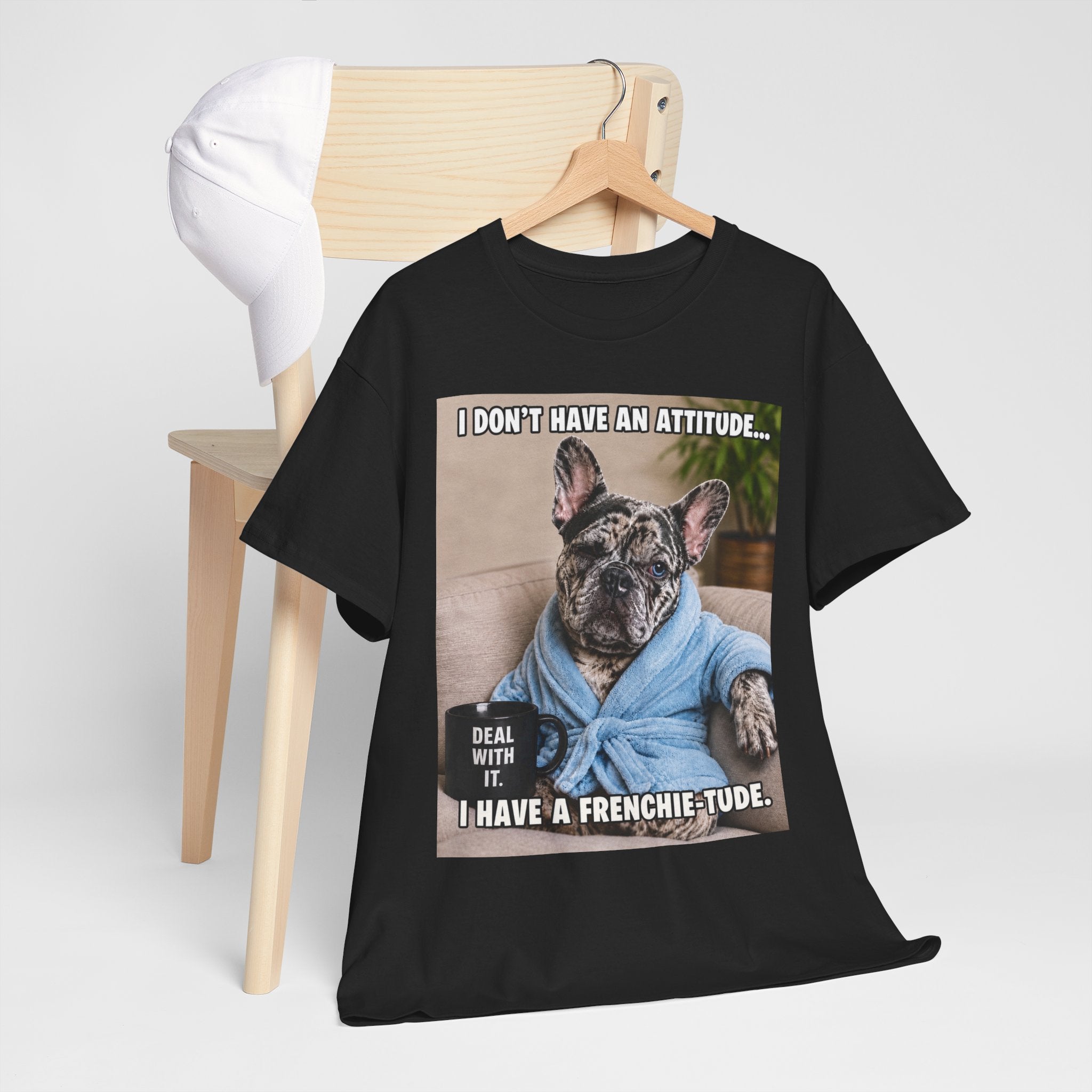 Frenchie Graphic Tee — Cute French Bulldog Design