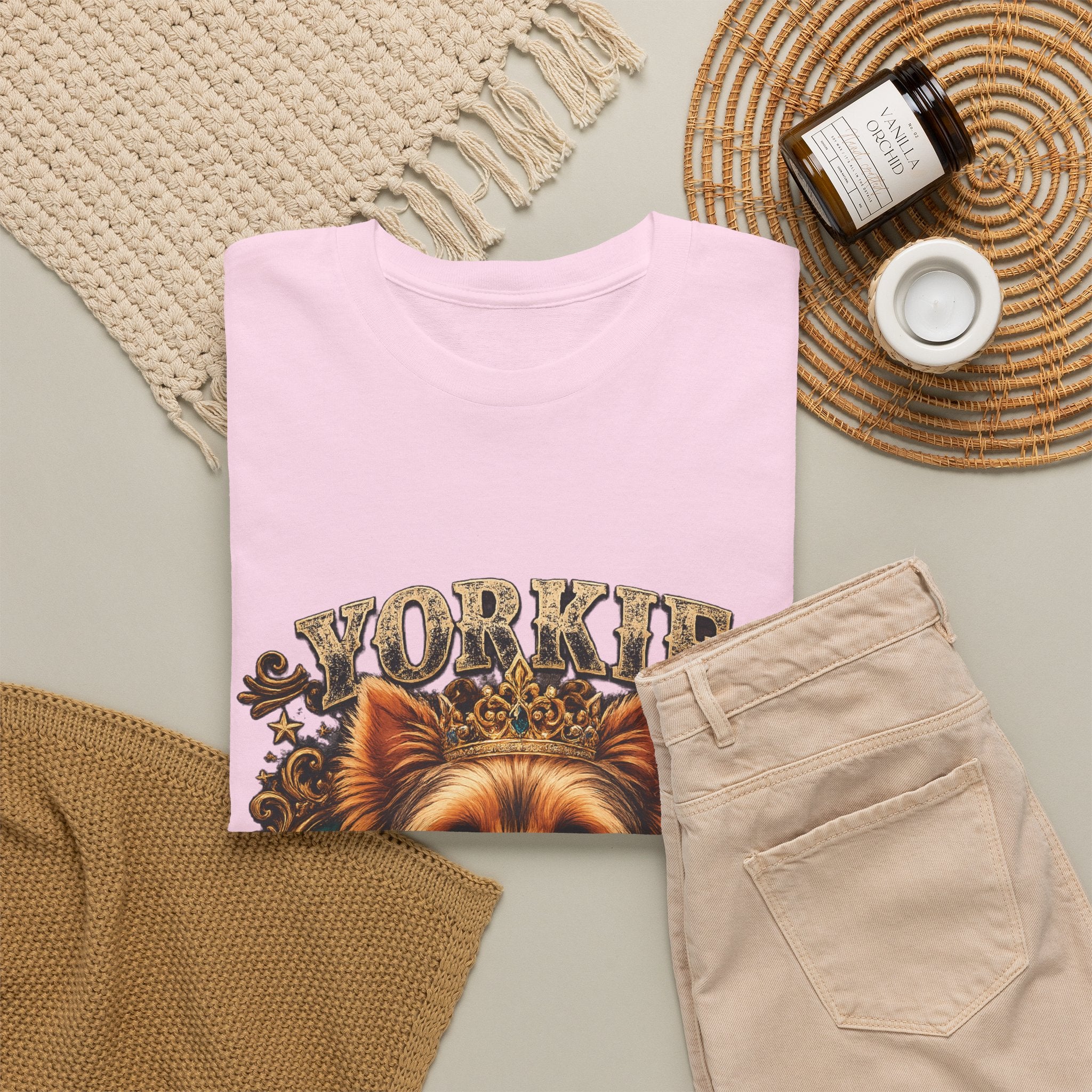 Yorkie Mom T-Shirt — Cute Yorkshire Terrier Mom Tee, Dog Lover Gift