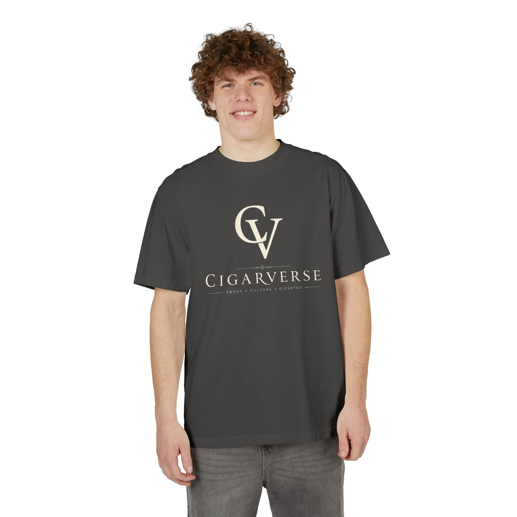 Premium Heavyweight “Cream Logo” Cigarverse T-Shirt