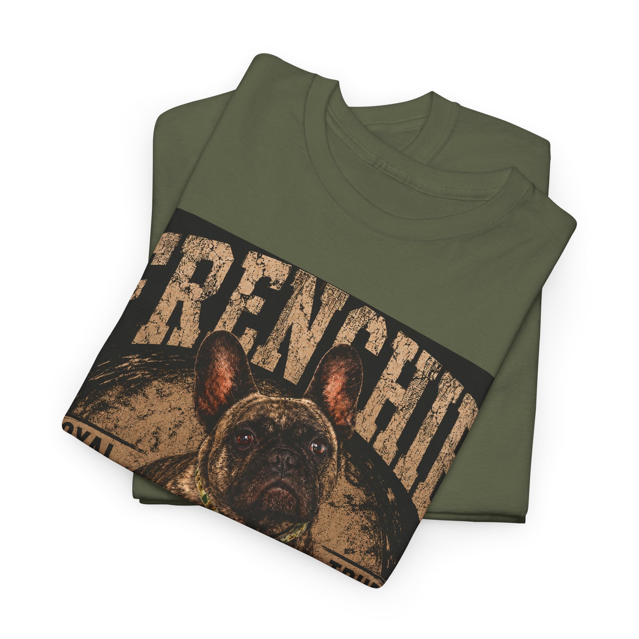 Frenchie Dog T-Shirt - “Little Dog Big Attitude” Retro Graphic Tee