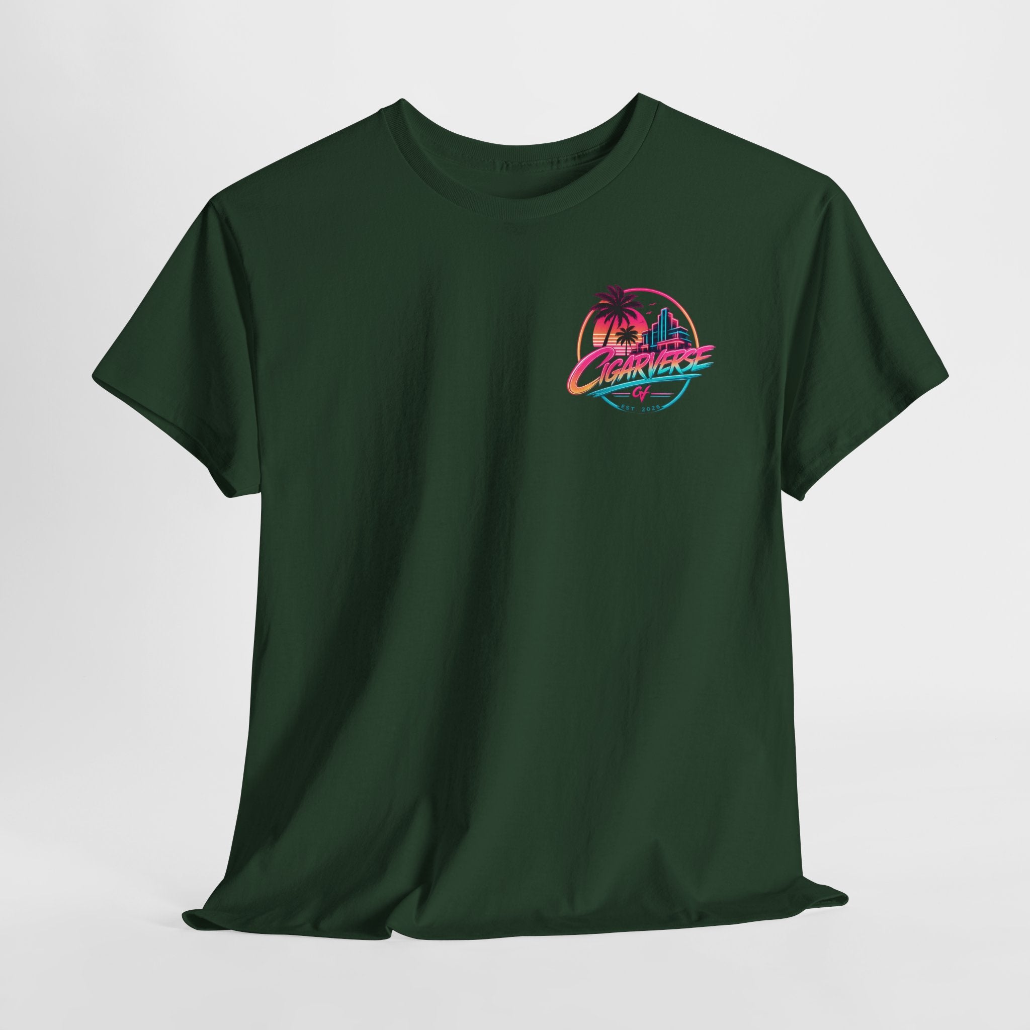 CIGARVERSE Unisex Retro Sunset T-Shirt