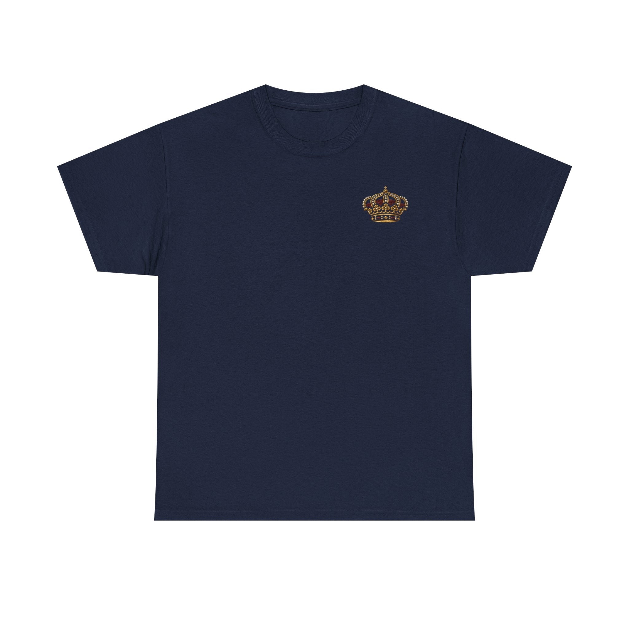 CigarVerse Crown T‑Shirt — Gold Crown Logo Tee for Cigar Lovers