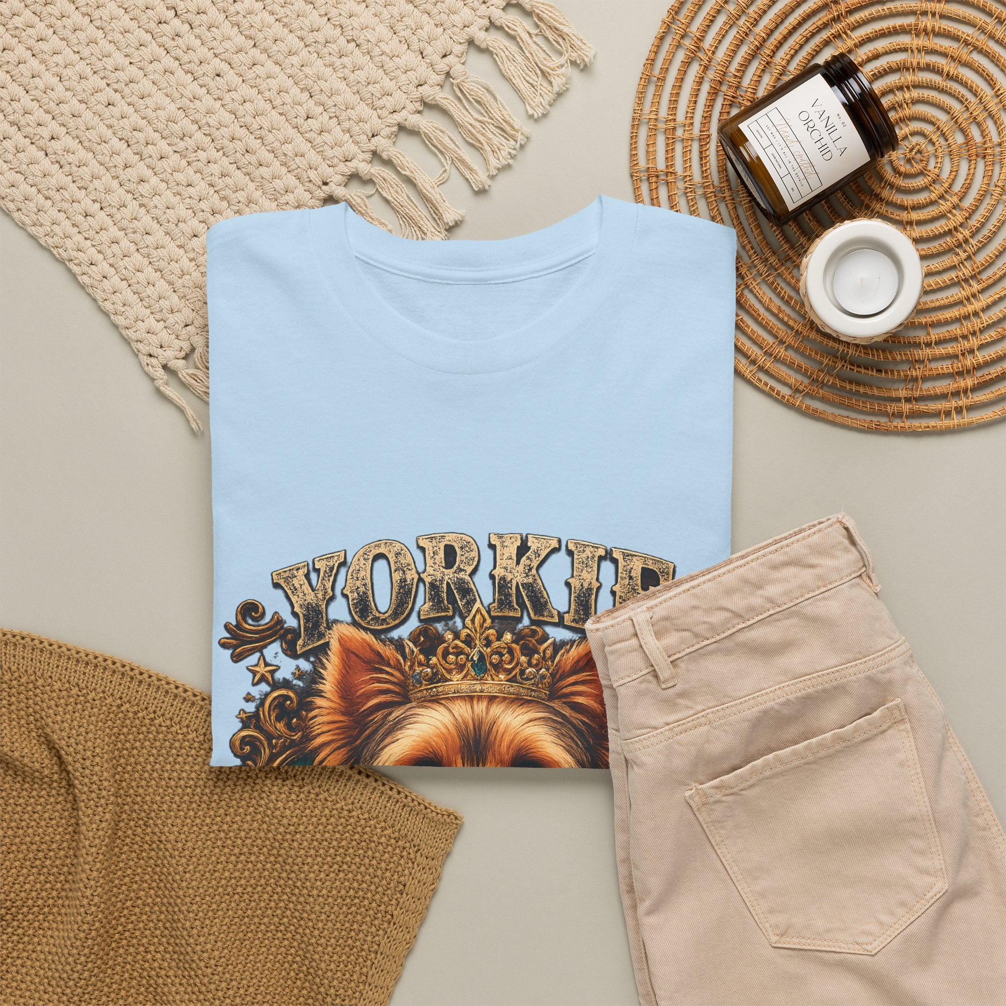 Yorkie Mom T-Shirt — Cute Yorkshire Terrier Mom Tee, Dog Lover Gift