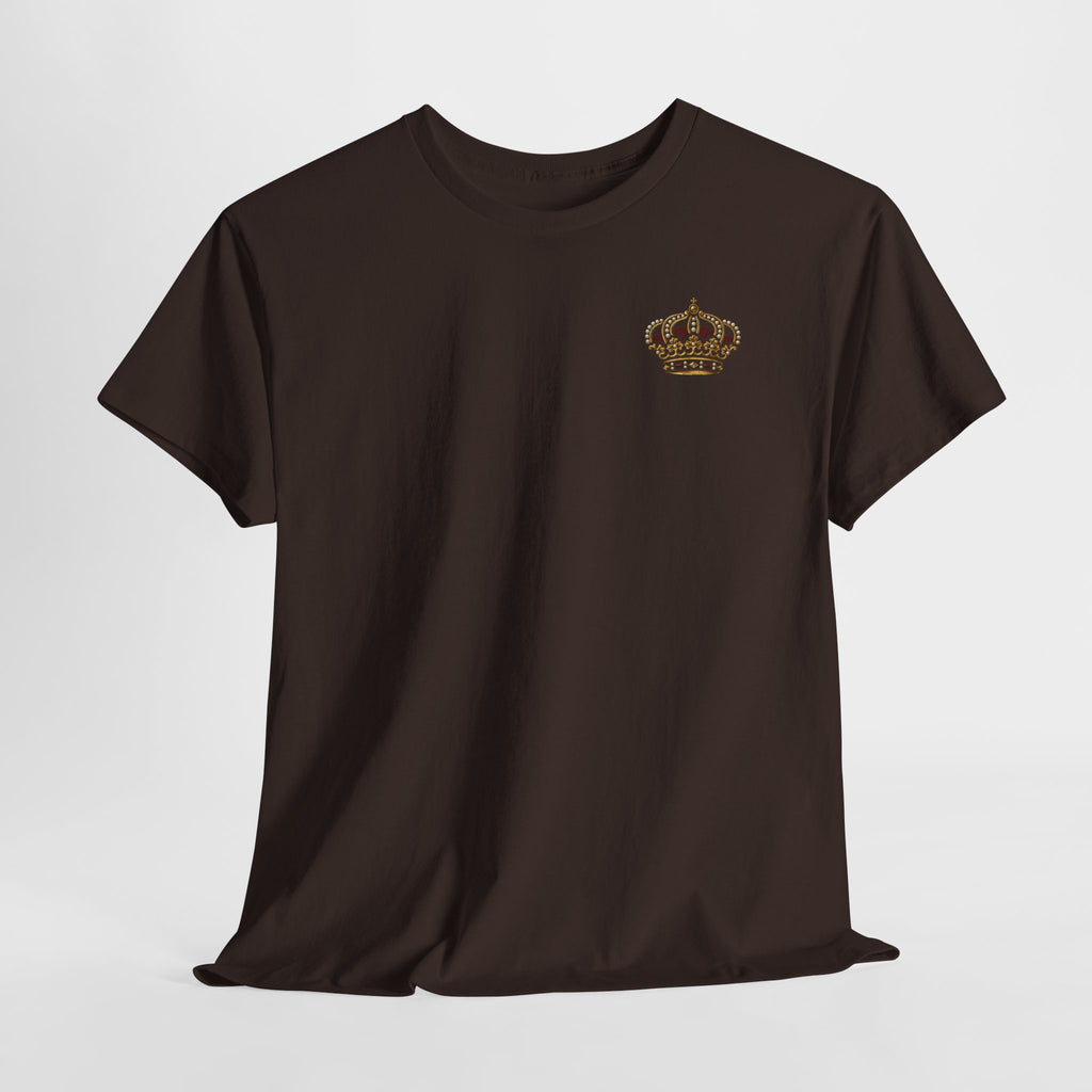 CigarVerse Crown T‑Shirt — Gold Crown Logo Tee for Cigar Lovers