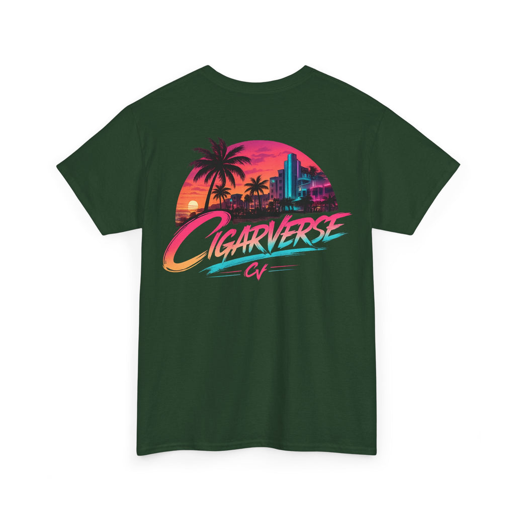 CIGARVERSE Unisex Retro Sunset T-Shirt