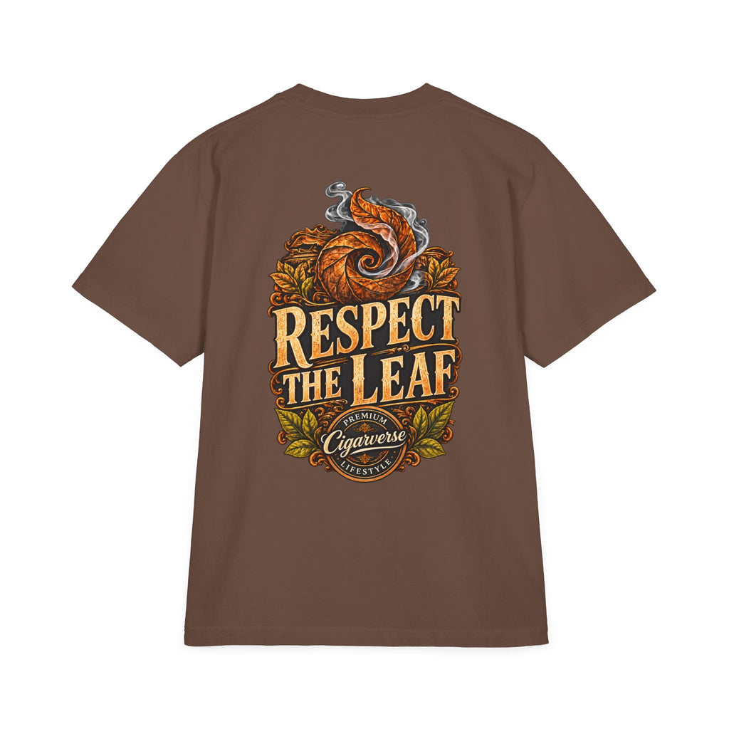 Respect the Leaf Cigar and Tobacco T-Shirt