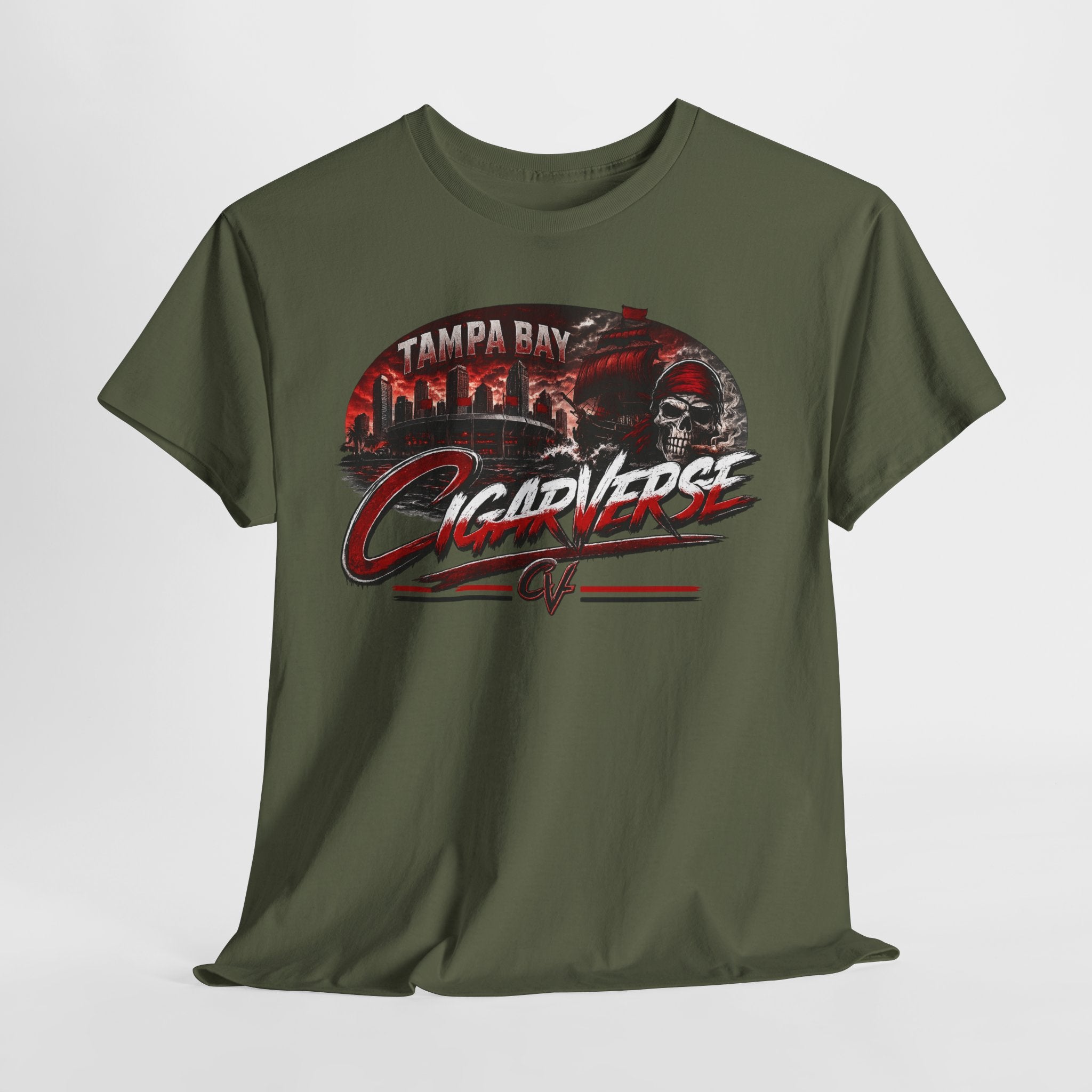 CIGARVERSE Unisex T-Shirt — Tampa Bay CIGARVERSE Vintage Skyline Graphic Tee