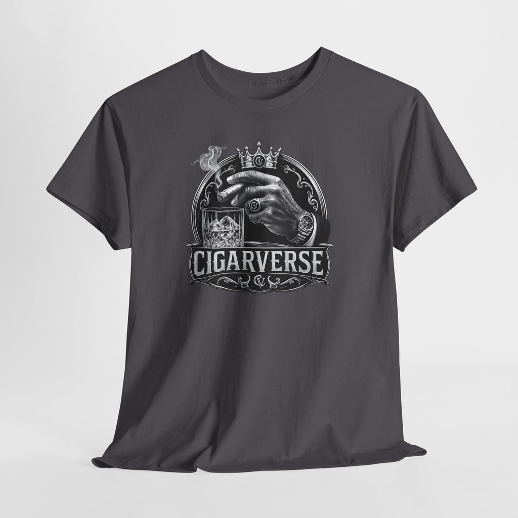 Cigarverse Unisex Graphic Tee — Vintage Hand & Cigar Logo T-Shirt