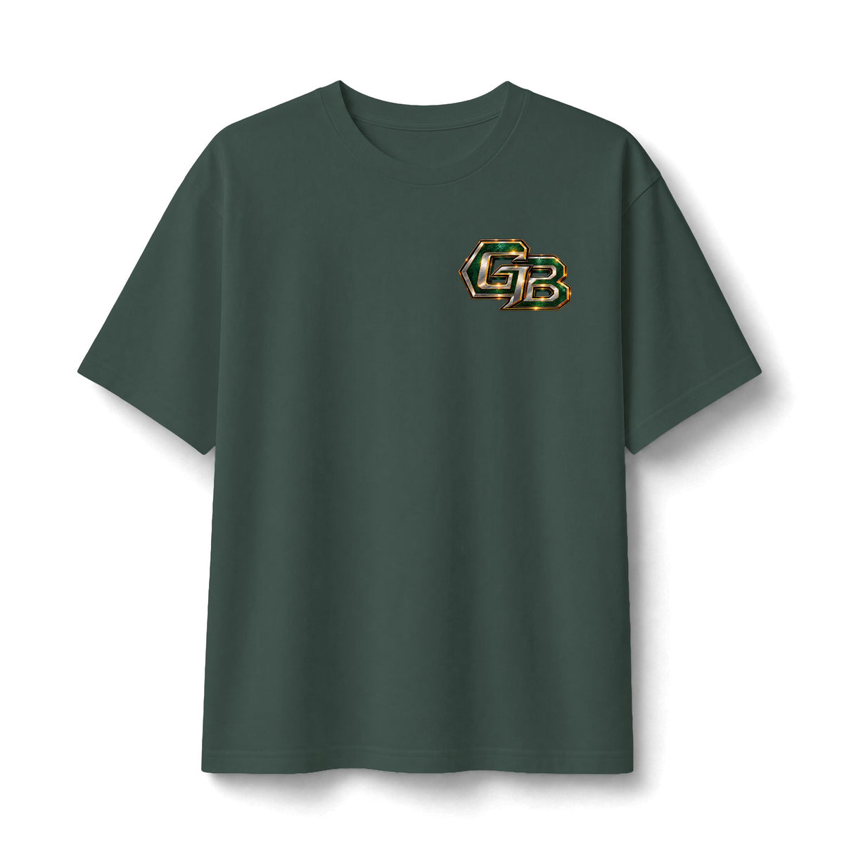 Green Bay Football Logo Tee — GB Vintage Skyline Graphic T‑Shirt