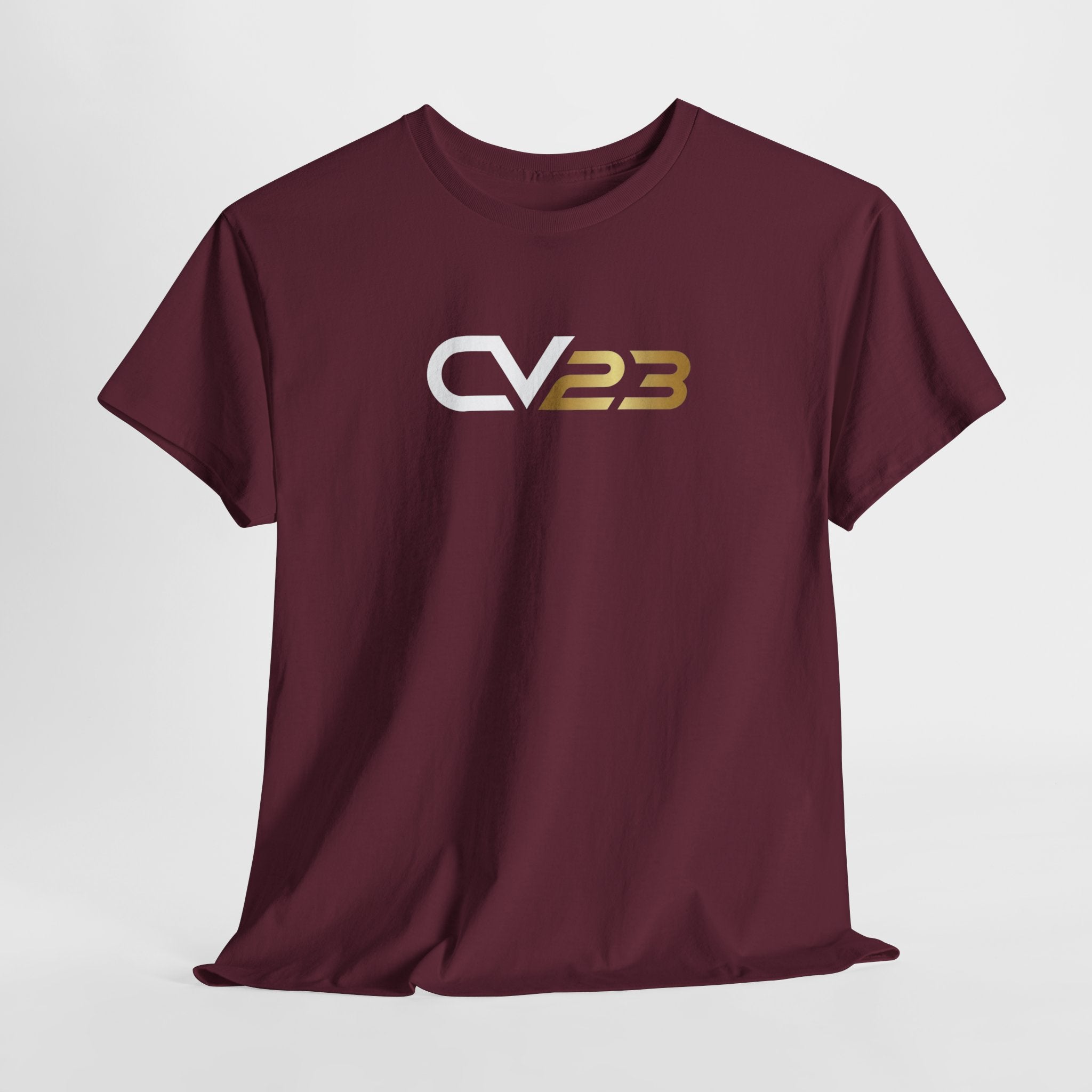 CV23 Logo T-Shirt — Minimalist Black Graphic Tee