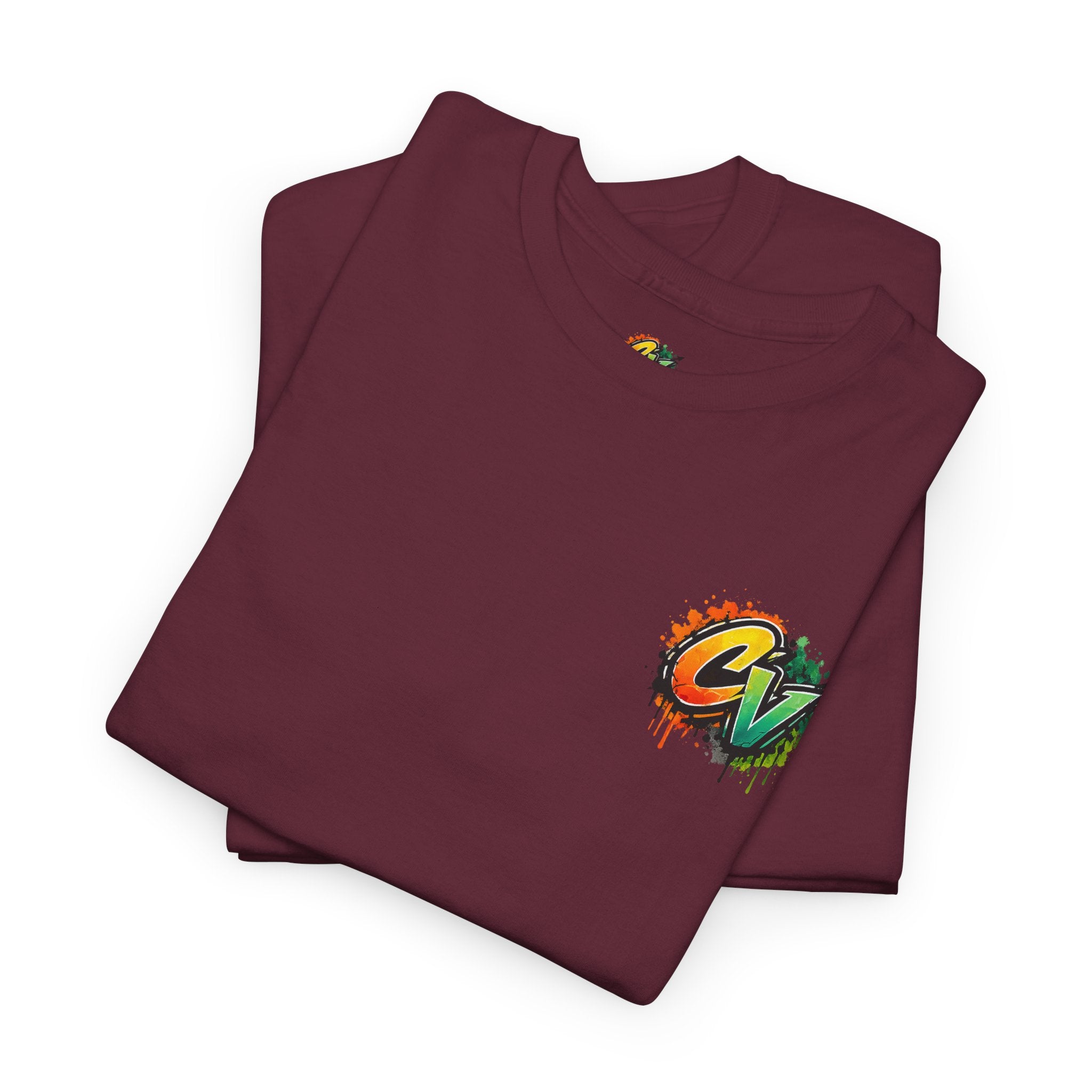 Graphic Tee — 'CigarVerse' Colorful Graffiti Logo T-Shirt