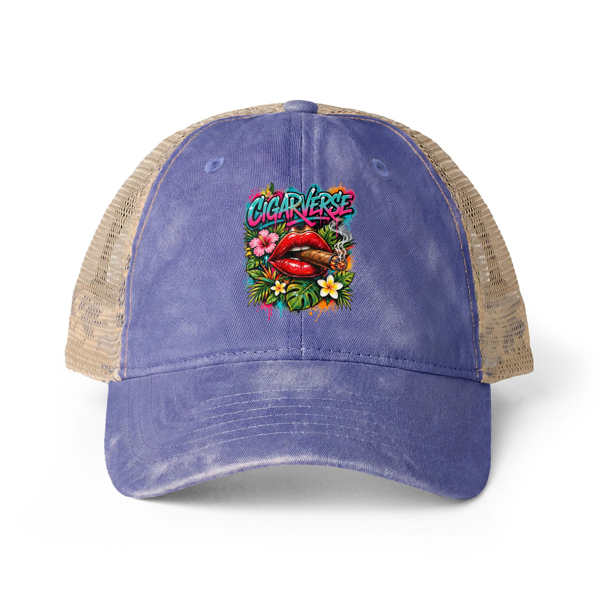 Women's Washed Mesh-Back Cap