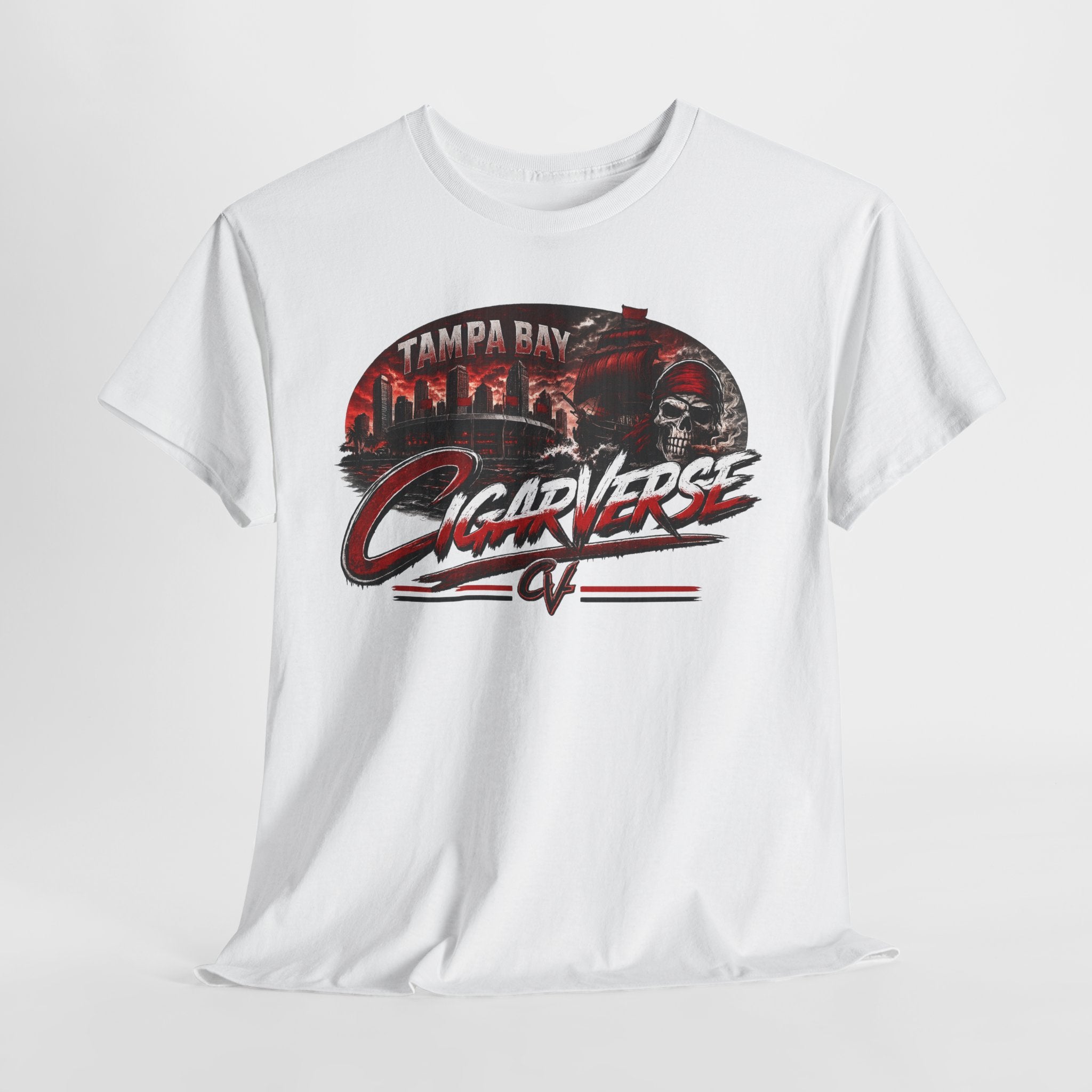 CIGARVERSE Unisex T-Shirt — Tampa Bay CIGARVERSE Vintage Skyline Graphic Tee