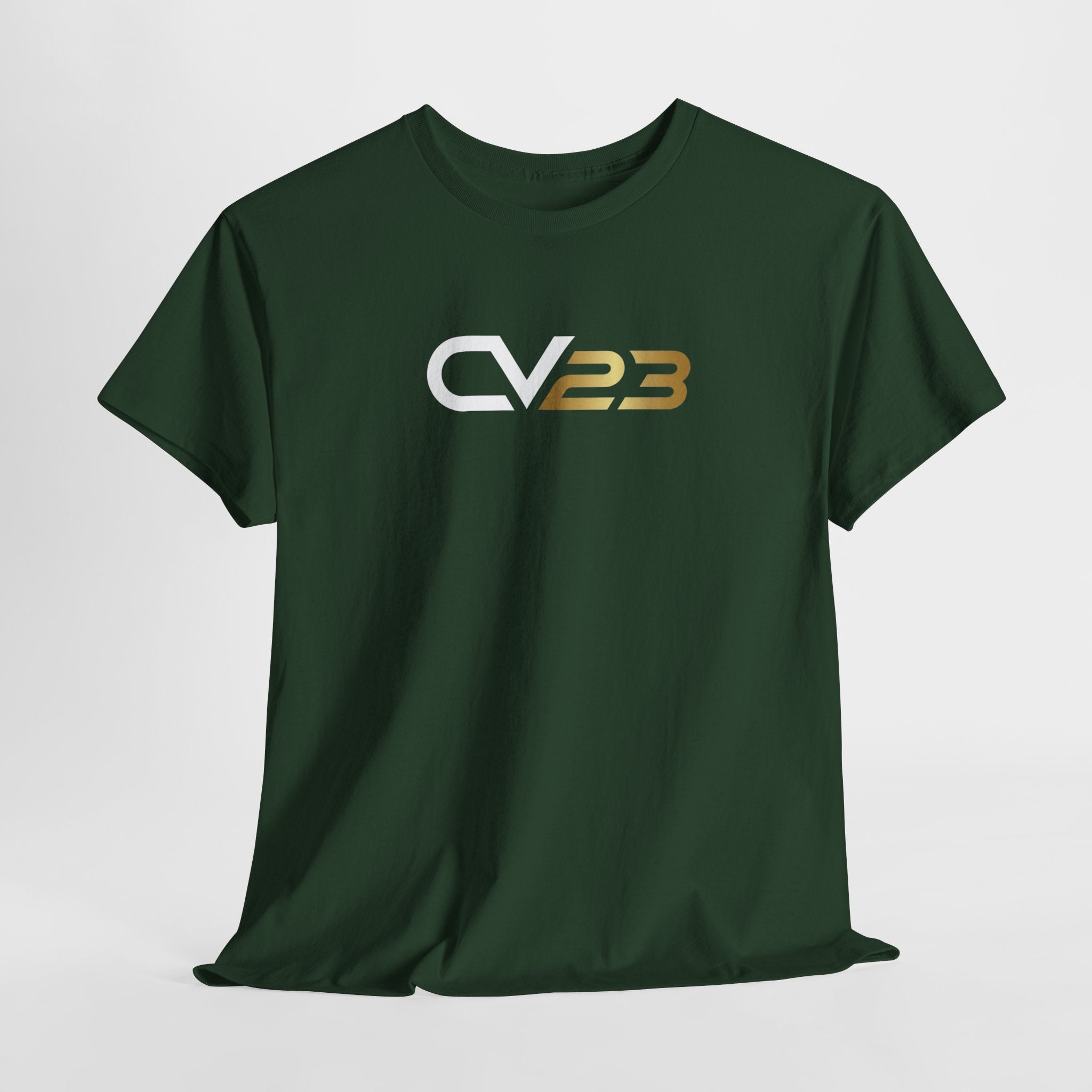 CV23 Logo T-Shirt — Minimalist Black Graphic Tee