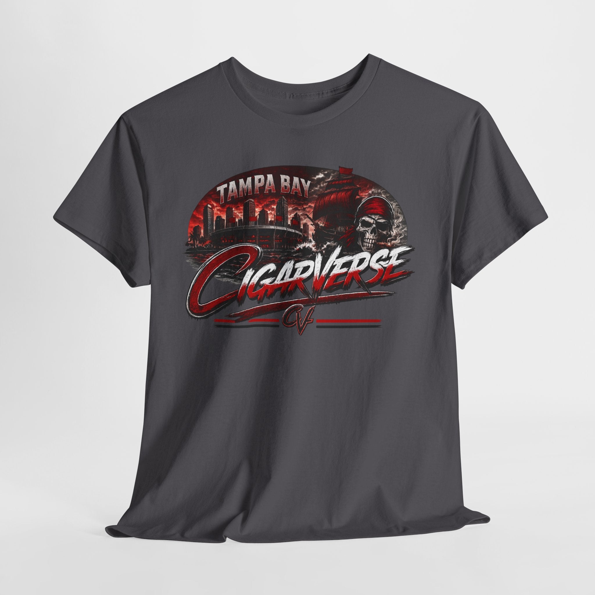 CIGARVERSE Unisex T-Shirt — Tampa Bay CIGARVERSE Vintage Skyline Graphic Tee