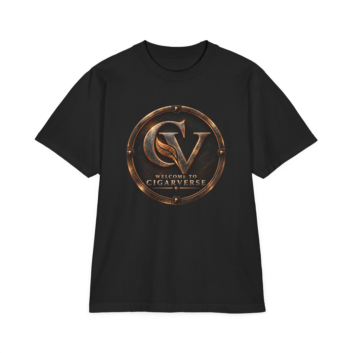 Cigaverse Logo T-Shirt – Cosmic Sci-Fi Graphic Tee