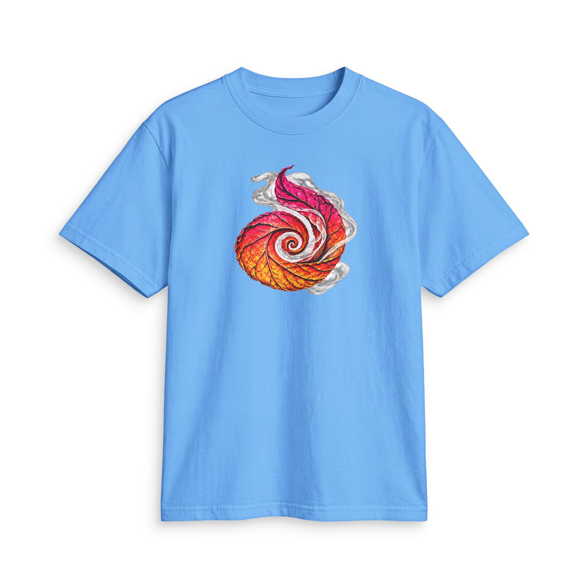 Miami Spiral Leaf Graphic T-Shirt
