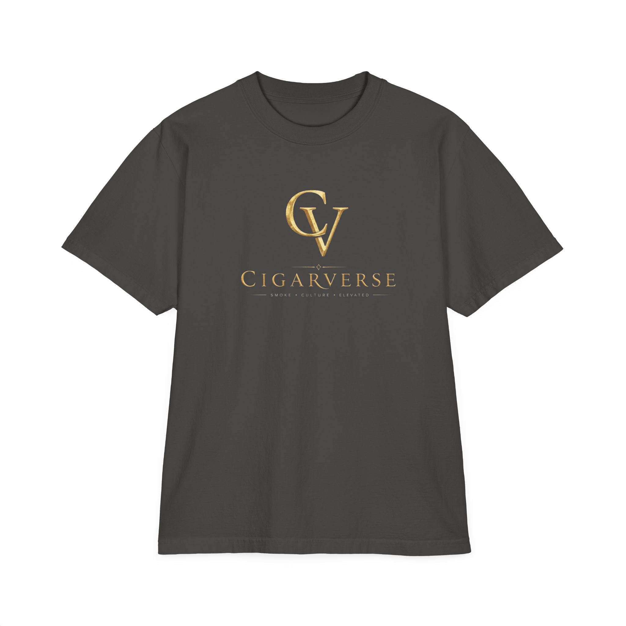 ULTRA PREMIUM HEAVYWEIGHT “Gold Logo” - Cigarverse T-Shirt