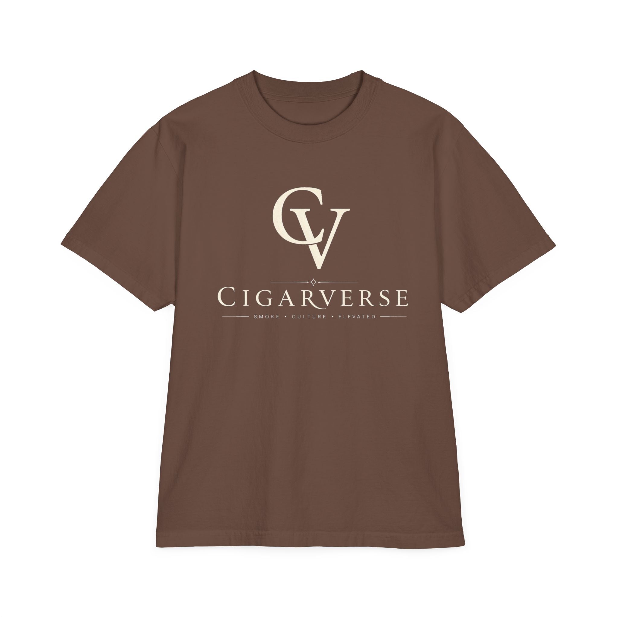 Premium Heavyweight “Cream Logo” Cigarverse T-Shirt
