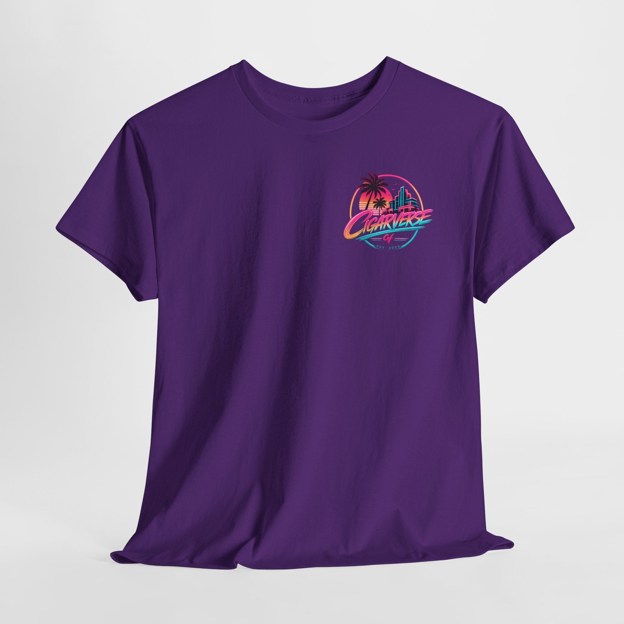 CIGARVERSE Unisex Retro Sunset T-Shirt