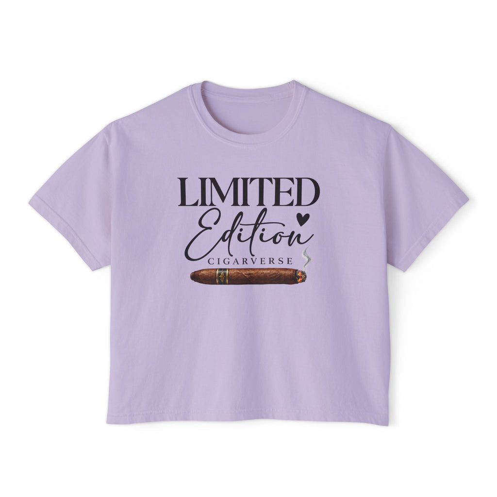 Limited Edition Women's Boxy Tee — 'Limited Edition Cigarverse' Graphic