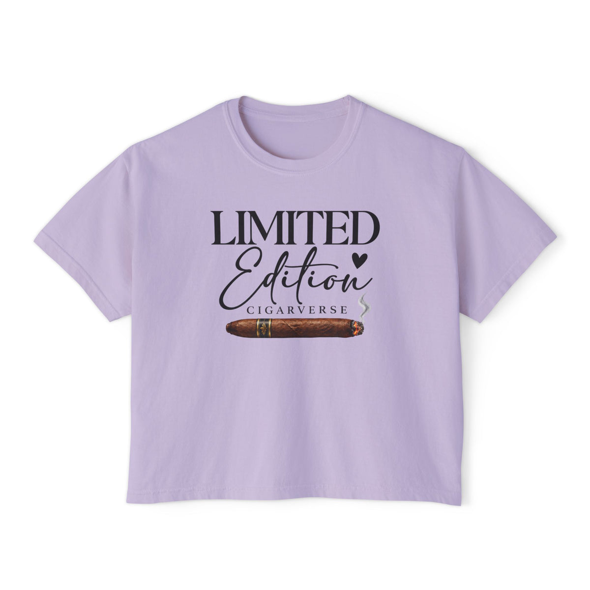 Limited Edition Women's Boxy Tee — 'Limited Edition Cigarverse' Graphic
