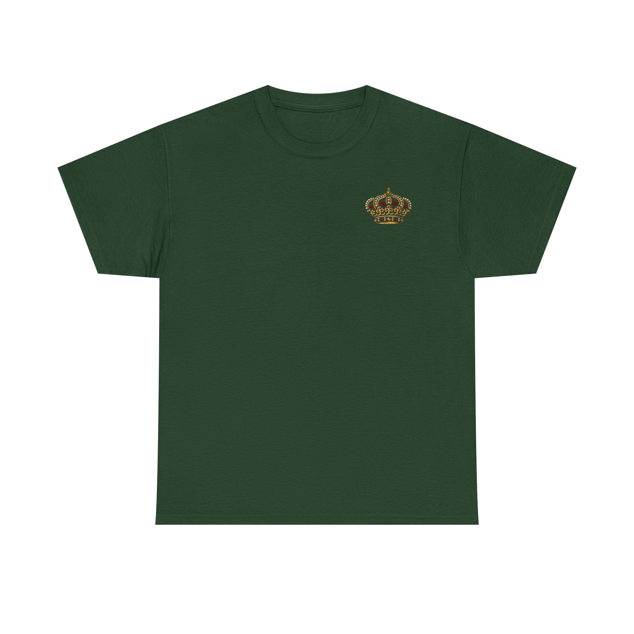 CigarVerse Crown T‑Shirt — Gold Crown Logo Tee for Cigar Lovers