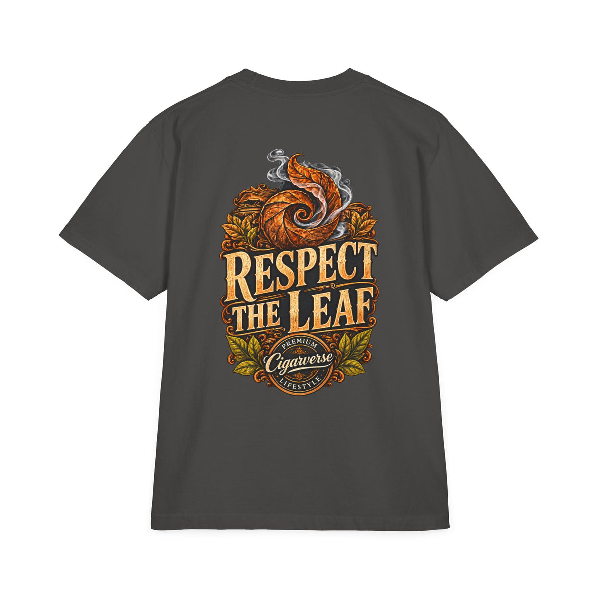 Respect the Leaf Cigar and Tobacco T-Shirt